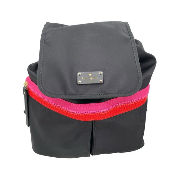 Kate Spade Matty Clark Court Backpack Black Nylon main image 10